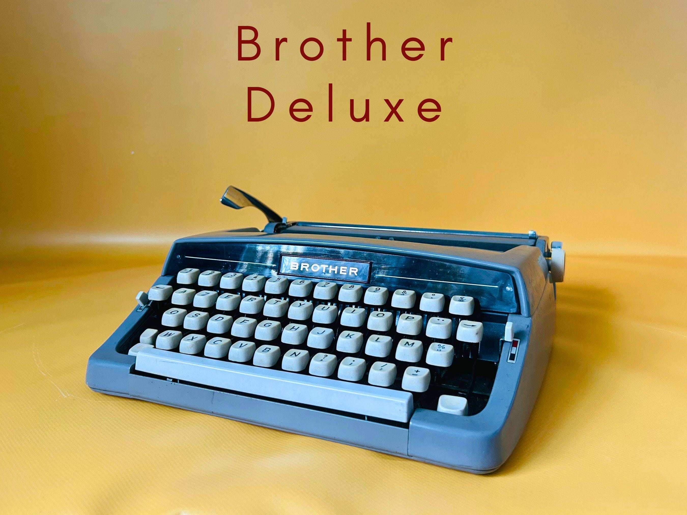 Brother De Luxe Typewriter - Etsy