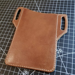 Soporte de cuero para teléfono - Cuero de alta calidad hecho a mano