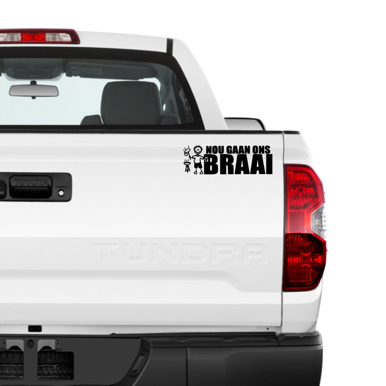 Braai Bumper Sticker. Sticker for Men. Vinyl Decal. Cape Town. Etsy