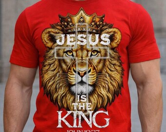 Jesus is the king Lion tee
