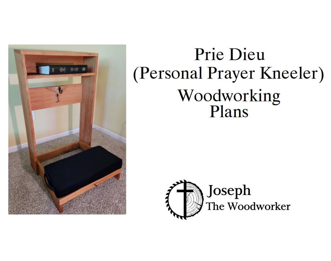 Prie Dieu personal Prayer Kneeler DIY Woodworking Plans