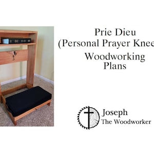 Prie Dieu (Personal Prayer Kneeler) DIY Woodworking Plans