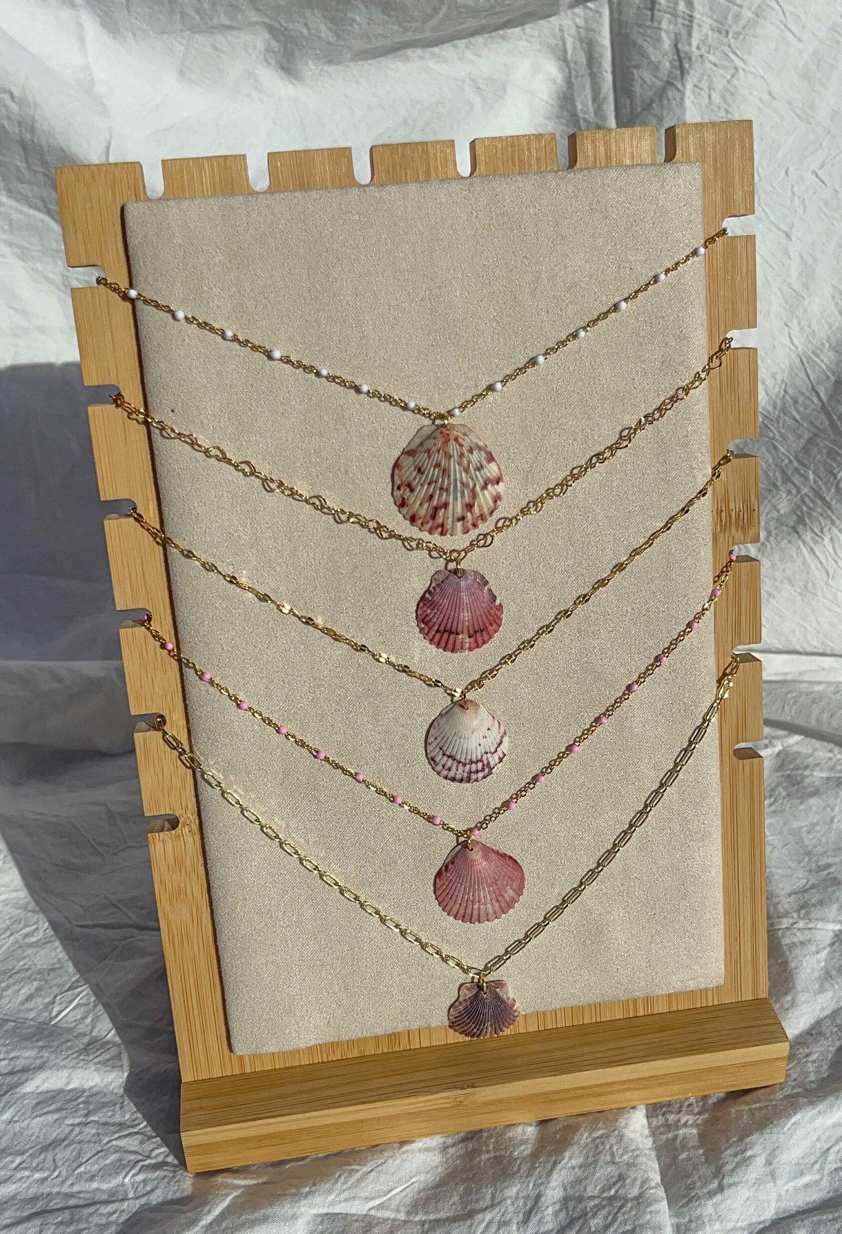 Dainty Seashell Necklace, Real Scallop Shells, Real Seashell Necklace, Mermaid Necklace, Ocean Jewelry, Beach Necklace