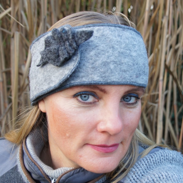 Diadema calentador de orejas diadema turbante bandeau diadema para mujer hecha de lana - invierno cálido