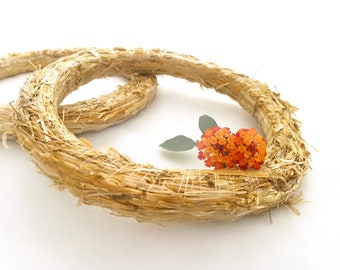 Single straw wreath, straw ring, straw roman, wreath hoop, wreath ring, straw ring for wreaths and DIY decorations