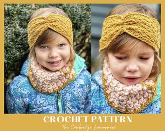 The Cambridge Crochet Ear Warmer Pattern PDF