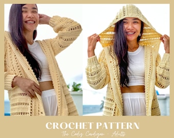 The Cadiz Crochet Cardigan Pattern PDF