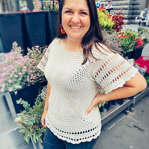 The Villena Crochet Top Pattern PDF