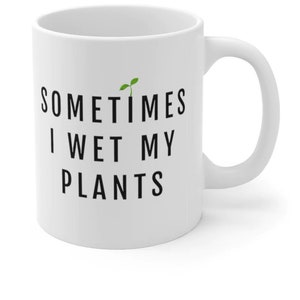 Bagna la tazza delle mie piante