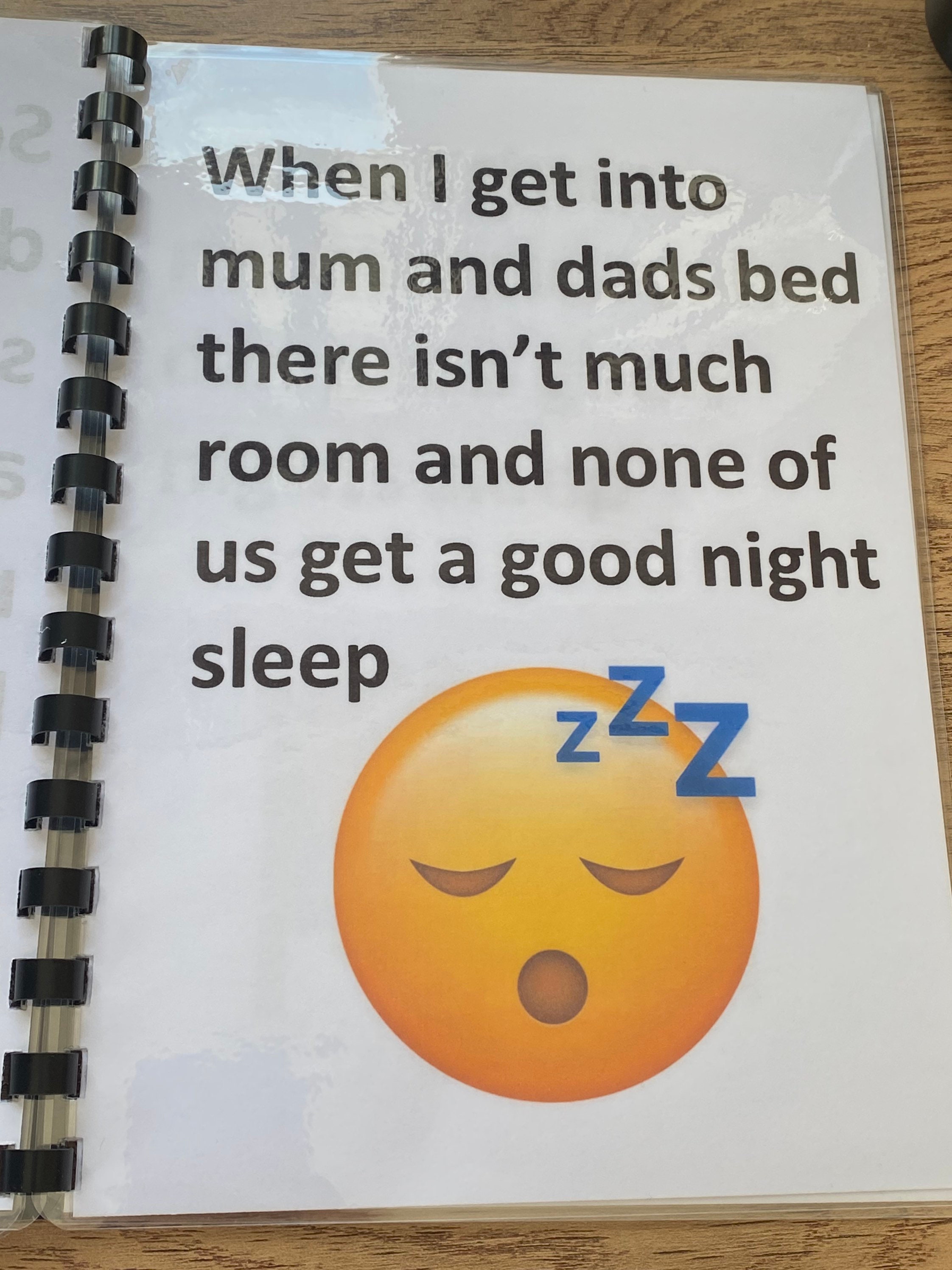 Social Story, Sleeping in My Own Bed. Ideal for Young Children and