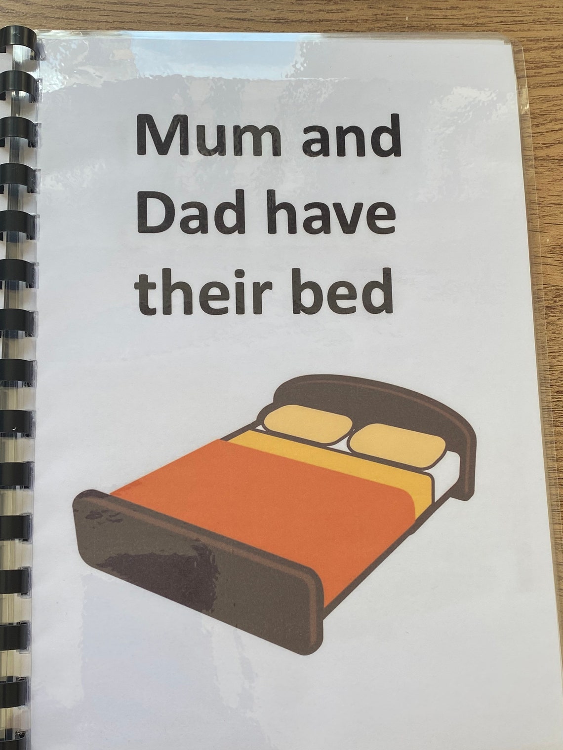 Social Story, Sleeping in My Own Bed. Ideal for Young Children and