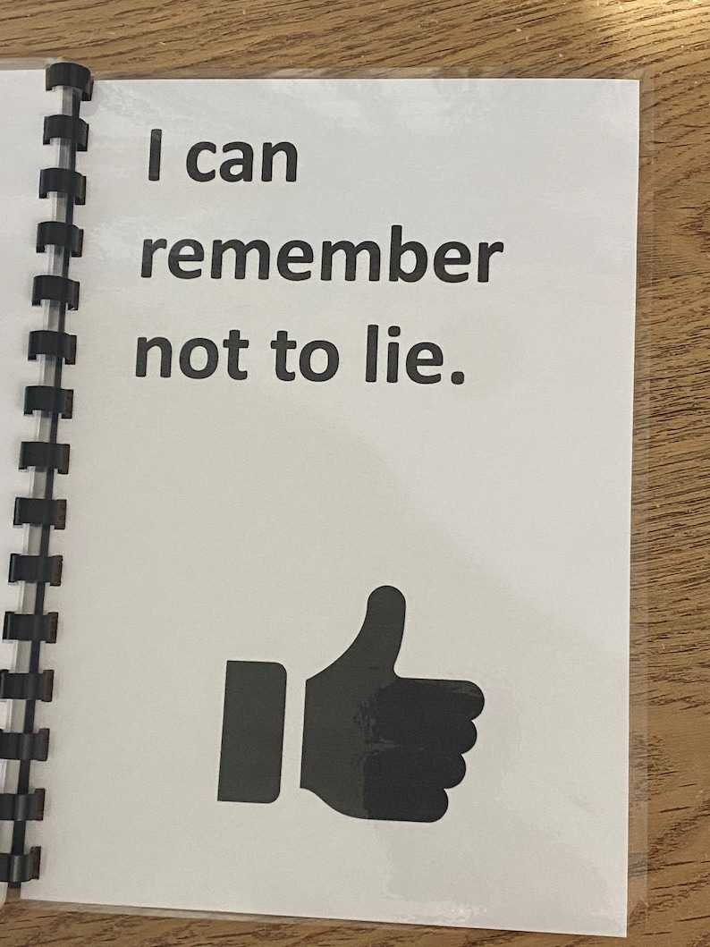 Lying Social Story. Asd/autism/special Needs/adhd - Etsy