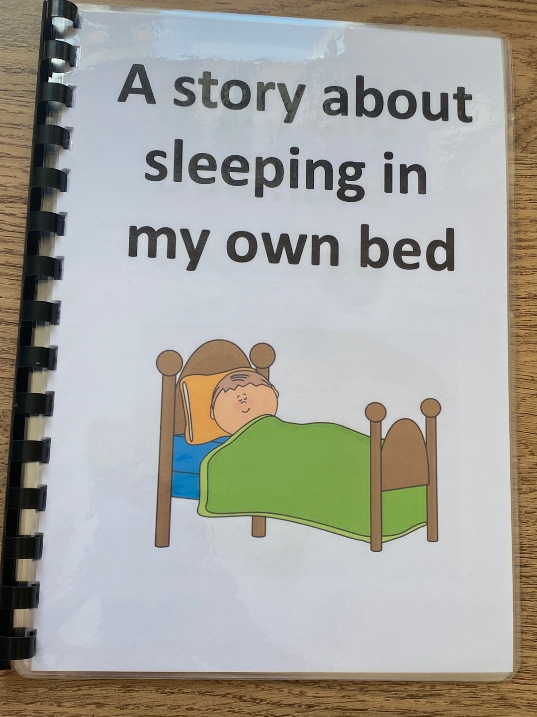 Social Story, Sleeping in My Own Bed. Ideal for Young Children and