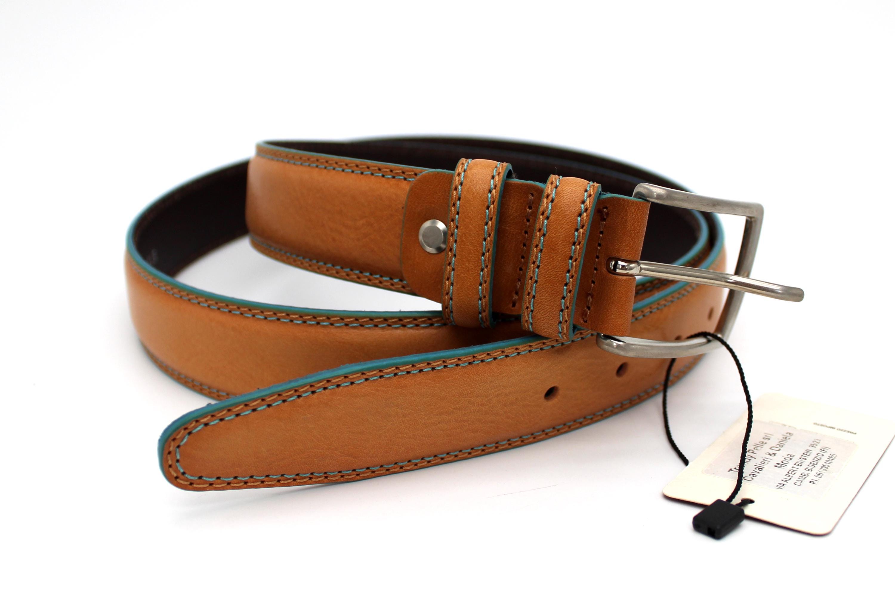 Italian Navy Blue Womens Belt - Etsy
