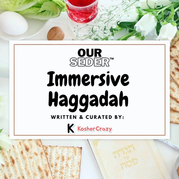 Passover Haggadah - Reformed - Visual and Fun  - High Quality Content & Images - Digital Download