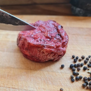 Faux Steak for Butcher Display, Realistic Filet Mignon Tenderloin  for Trade shows