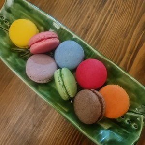 fake faux macaron set of 6 replica macarons for bakery and pastry shop displays