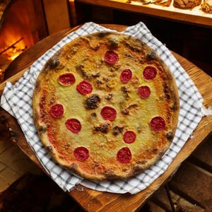 Réplica de pizza margherita falsa, pizza italiana para exibição, adereços de comida, decoração de restaurante, pizza margherita falsa