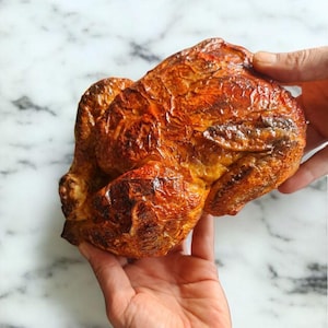 Fake Roasted Chicken for Food Styling, Realistic Whole Roast Chicken for Restaurant Display
