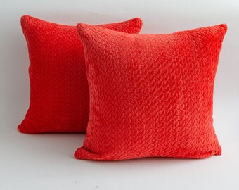 Flannel Cushion Covers (50x50cm): Soft Decorative Pillow, Pack of 2
