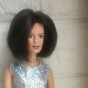 Vintage docka Spice Girls Posh Victoria Beckham 1997, Galoob Toys, kändisdocksamling 90-tal, vintage modedocka, samlarpresent bild 1