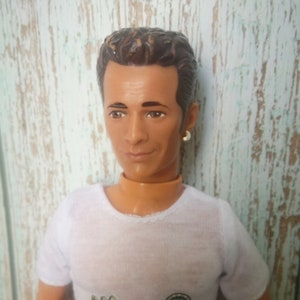 Vintage Sammlerpuppe Dylan McKay aus Beverly Hills 90210, Mattel 1991, Puppendarsteller Luke Perry, Promi Puppe, Sammler Geschenk