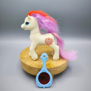 Vintage MLP G2 Secret Tale 1998, collectible pony Hasbro, pony as collectors gift, My little pony G2 with accessory, pony collection