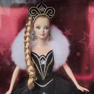 Barbie vintage navideña de 2006 de Bob Mackie, NRFB, Barbie coleccionable, excelente estado, regalo para coleccionistas de Barbie