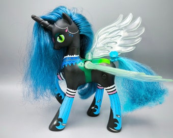 Vintage My little pony G4 Queen Chrysalis Light Up Wings, rare collectible toy Hasbro, pegasus big talking pony, collector gift