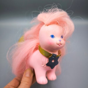 Vintage Silky Pup Lady Lovely Locks 1986, hond Lady Lovely Locks jaren &#39;80, vintage verzamelspeelgoed, zeer goede staat