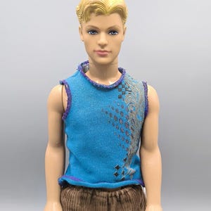 Vintage Ken Groom Face 2007, Ken from Barbie in a Mermaid Tale, collectible Ken doll, gift for vintage dolls lover