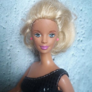 vintage Barbie Flip n Dive Speedo 1998, bob mackie face mold, poupée de collection, barbie 90s, cadeau de collection