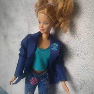 Vintage Corduroy Cool Barbie, muñeca coleccionable Mattel, molde facial Bob Mackie, buen estado