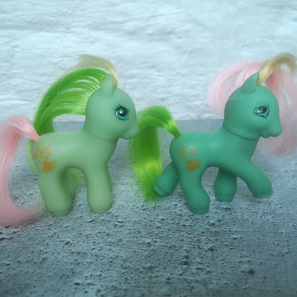 vintage Mon petit poney G2, bébés Dreamer et Drifter, jouet Hasbro de collection, cadeau de collection, excellent état