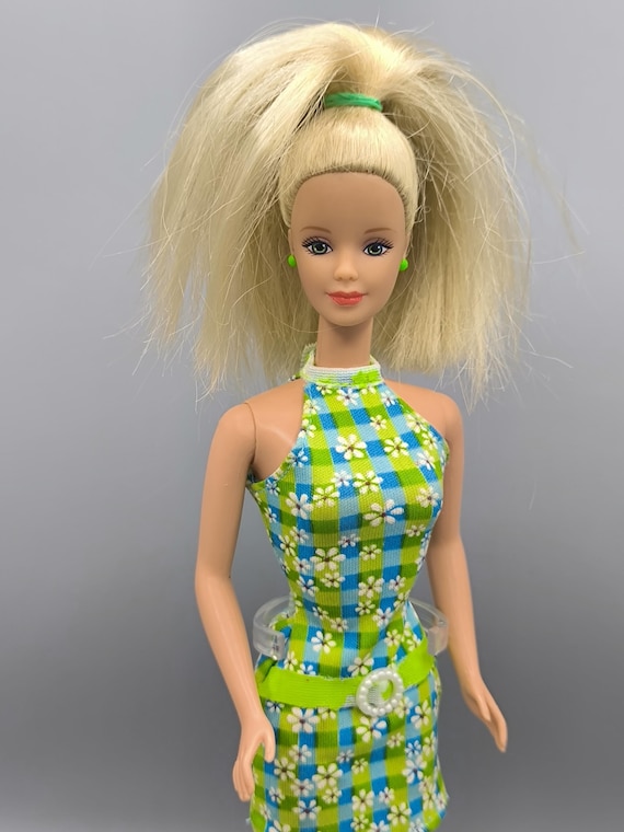 Vintage Barbie Pretty in Plaid 1998, Barbie Bob Mackie Face Mold