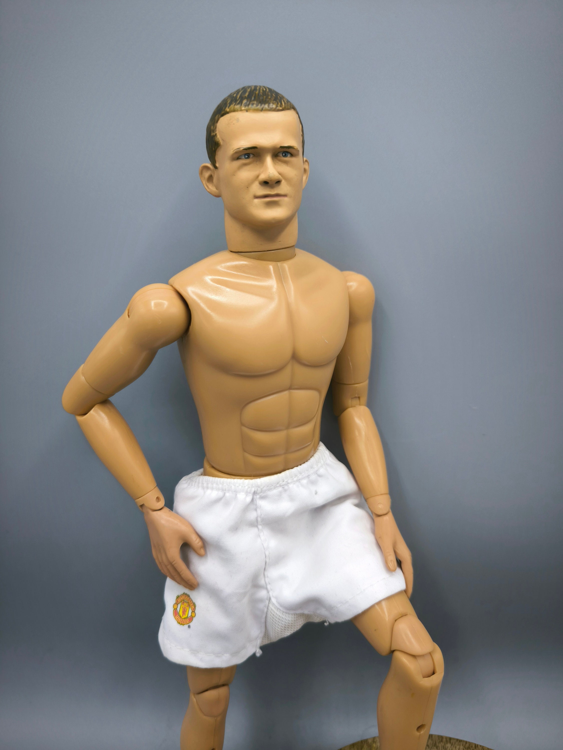 Vintage Wayne Rooney Doll, Footballer Action Doll, 12 Inches