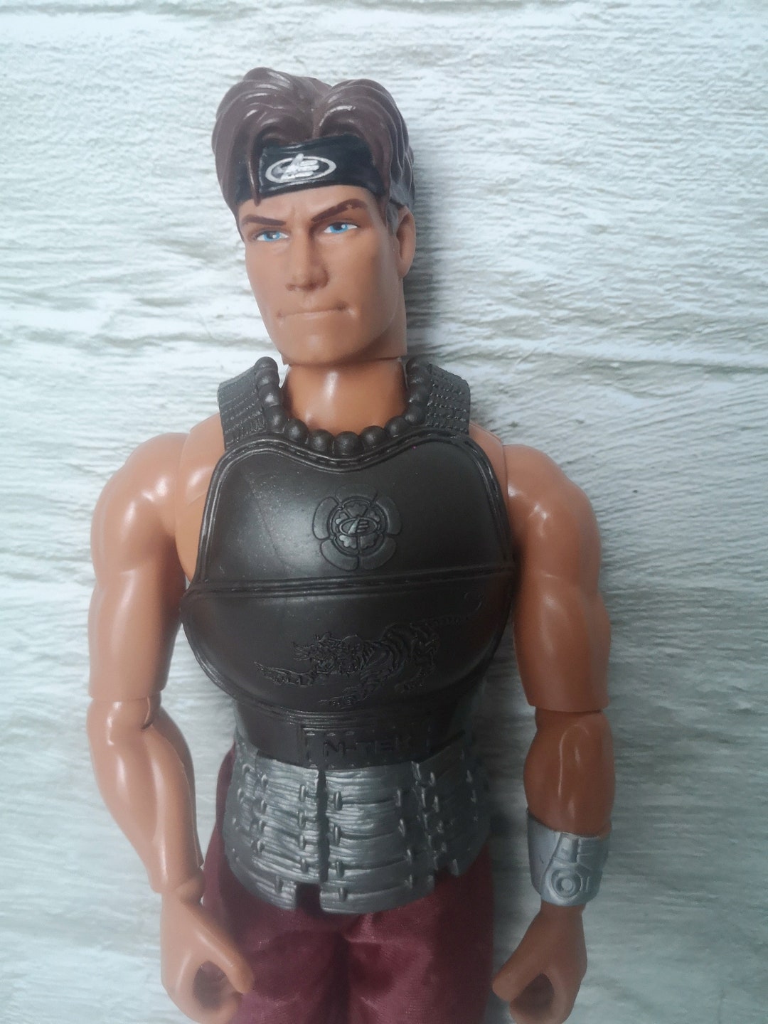 Vintage Action Figure Max Steel Samurai Warrior Ntek Extreme Team 12
