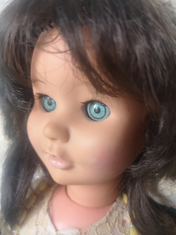 Yeux En Verre Pour Poupée Ancienne – Bleu, 20 Mm – Neuf