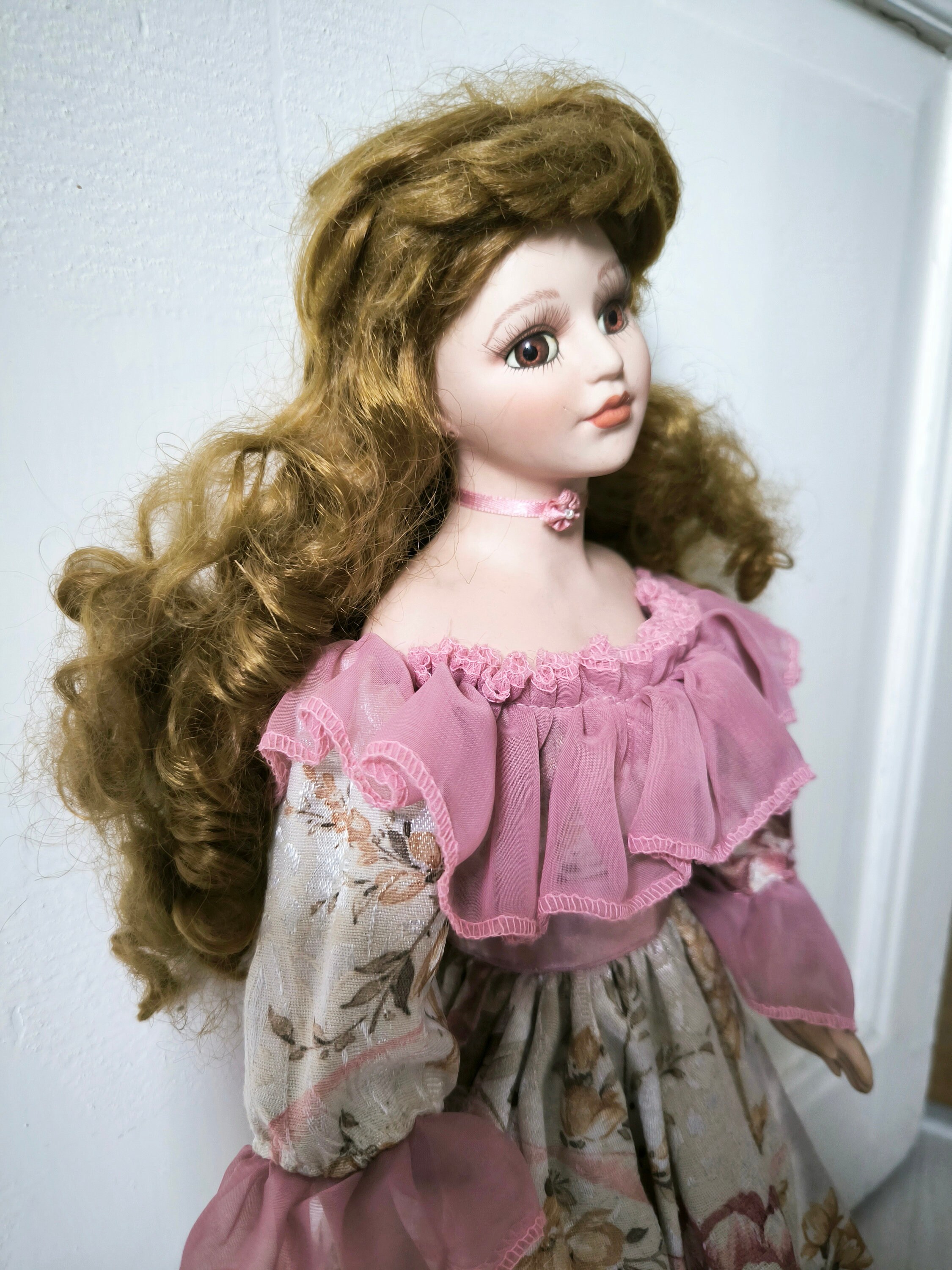 GRANDE POUPEE ANCIENNE Tete En Porcelaine Avec Un Fele Taille 12 Jumeau ? EUR 202,00 - FR