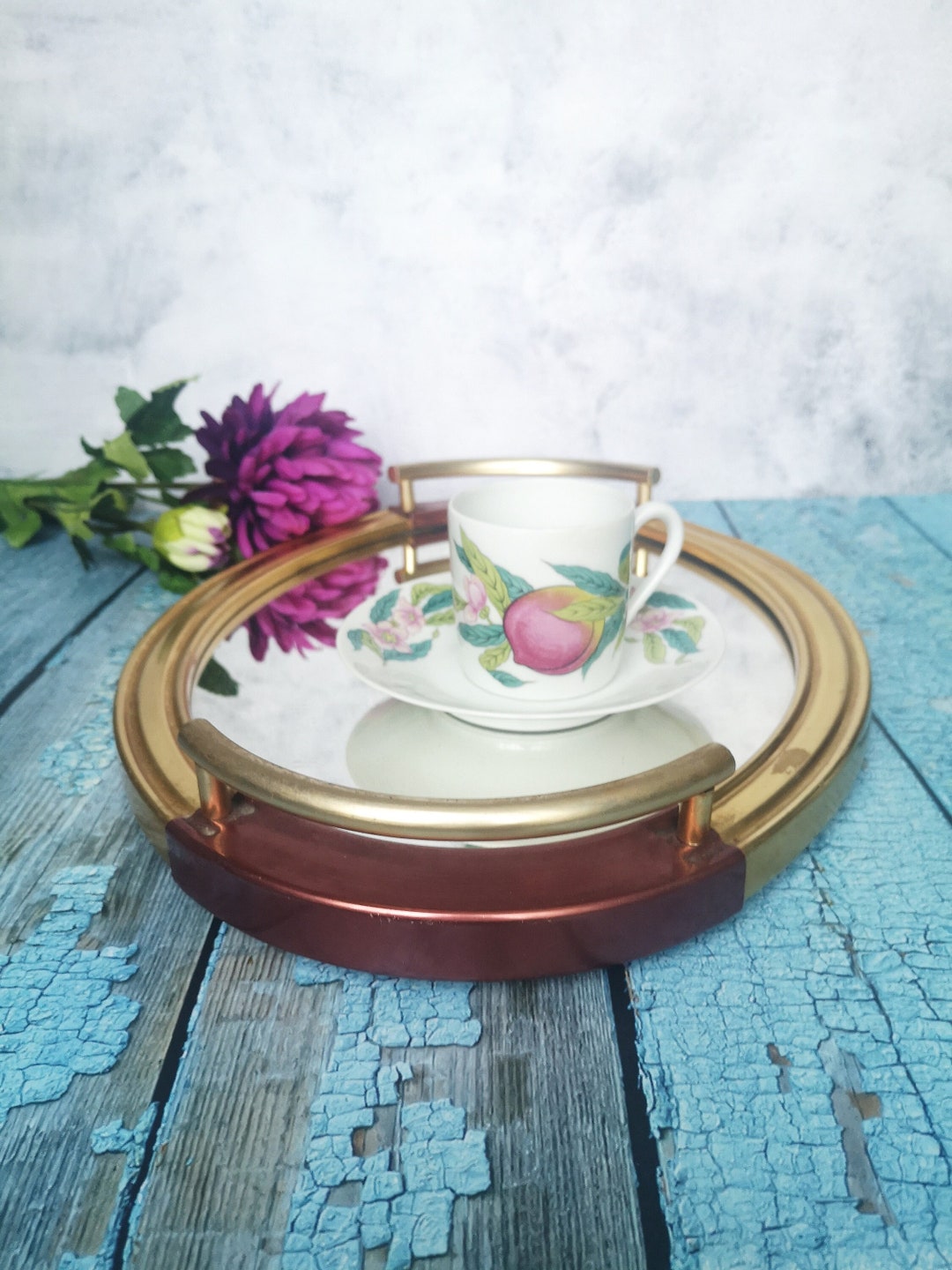 Vintage Art Deco Tray, Mirror French Tray 19301950s, a Rare