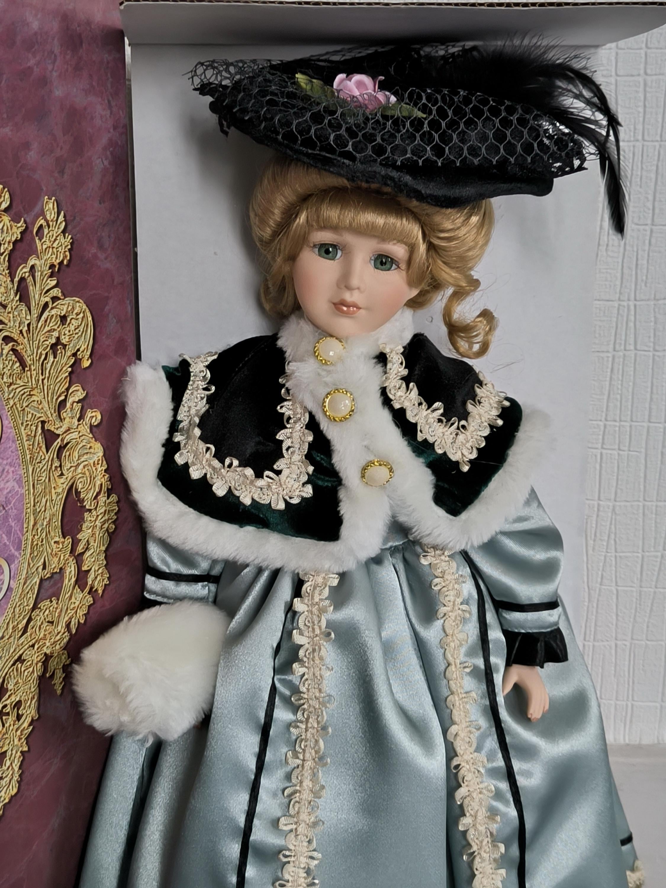 Vintage Porcelain Eugenie Doll From Opera Collection, Luxury Doll