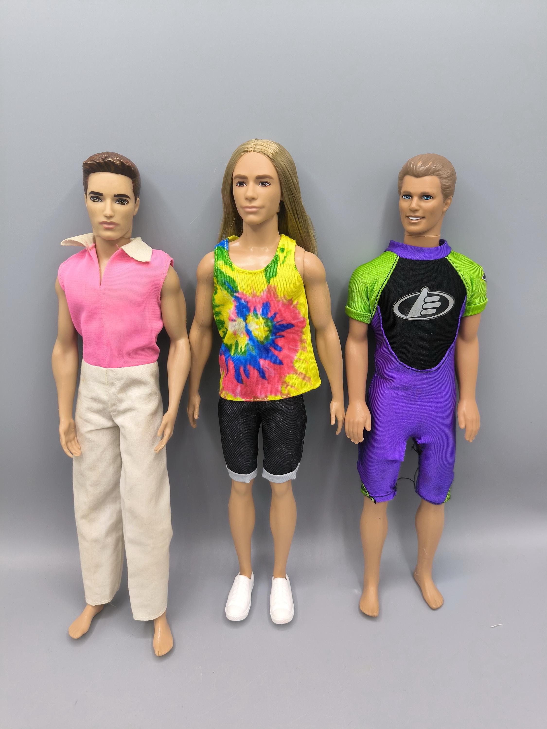 Vintage Ken Dolls, Vintage Ken 90s, 2000s, Ken Long Hair, Ken