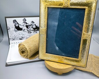 Vintage silver plated 925 photo frame, large vintage photo frame, chic tabletop photo frame, antique gift, home decor