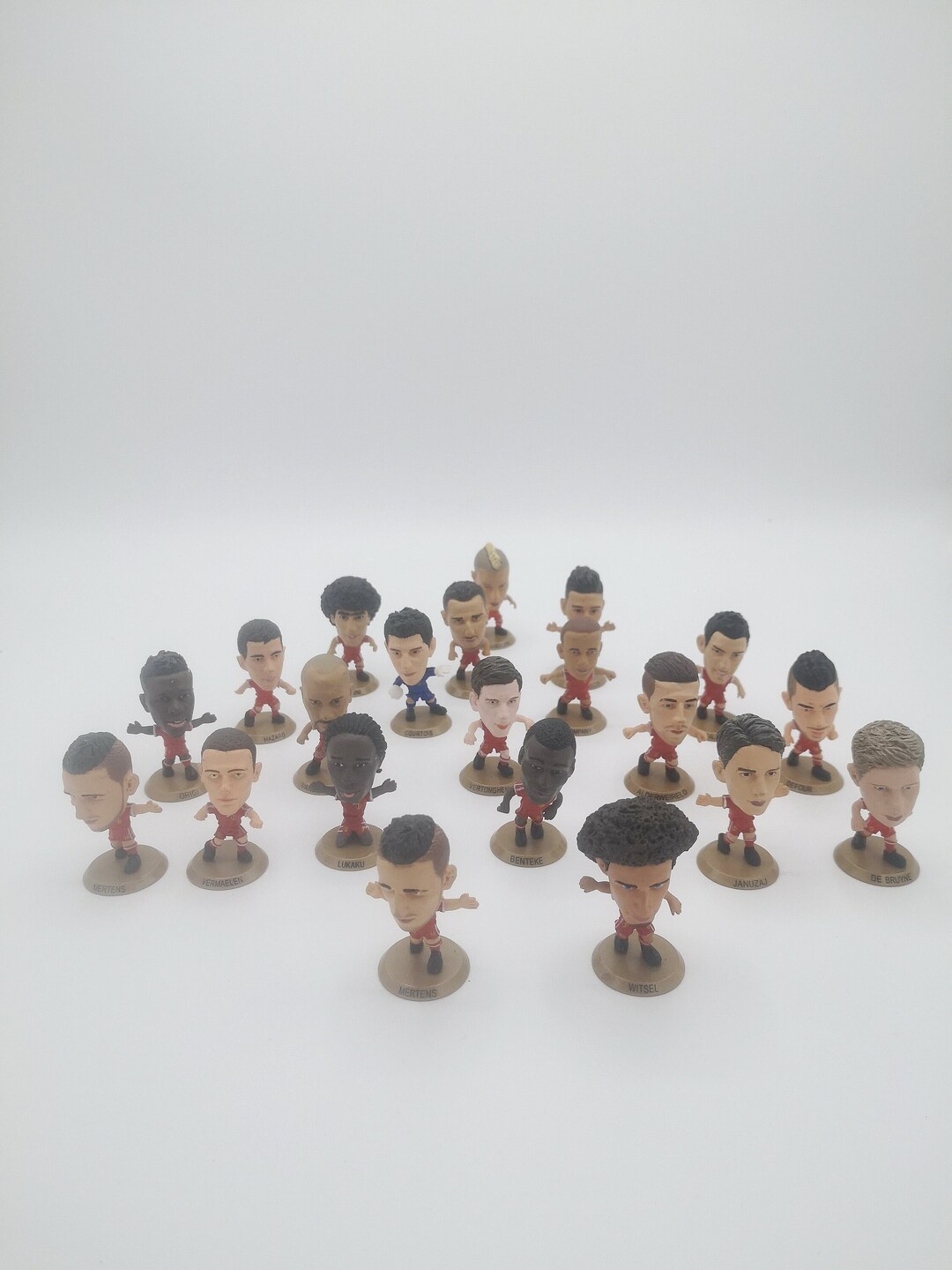 Vintage Sammler Fußballer Figurn SoccerStarz, belgische