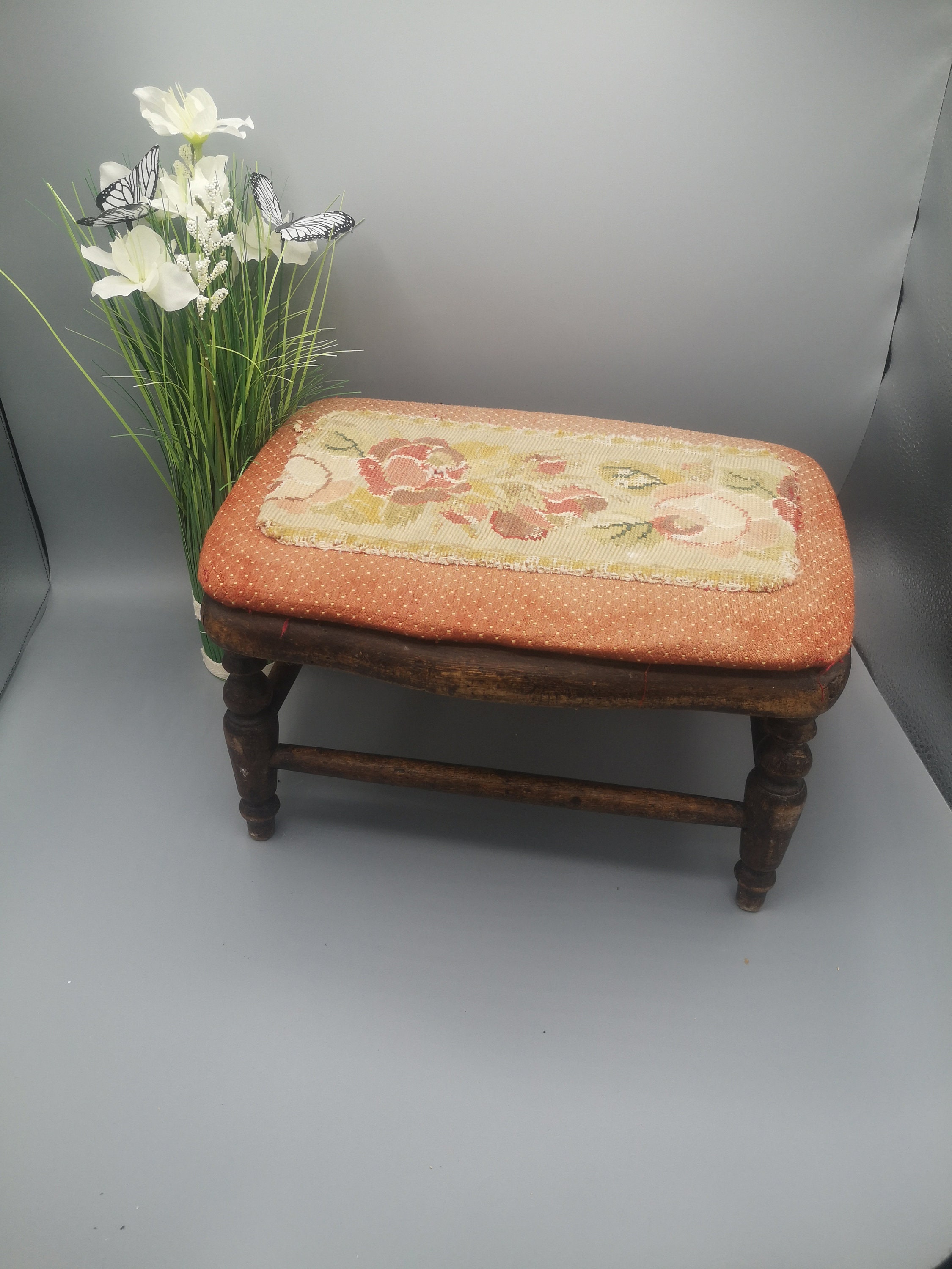 Antique footstool - Etsy 日本
