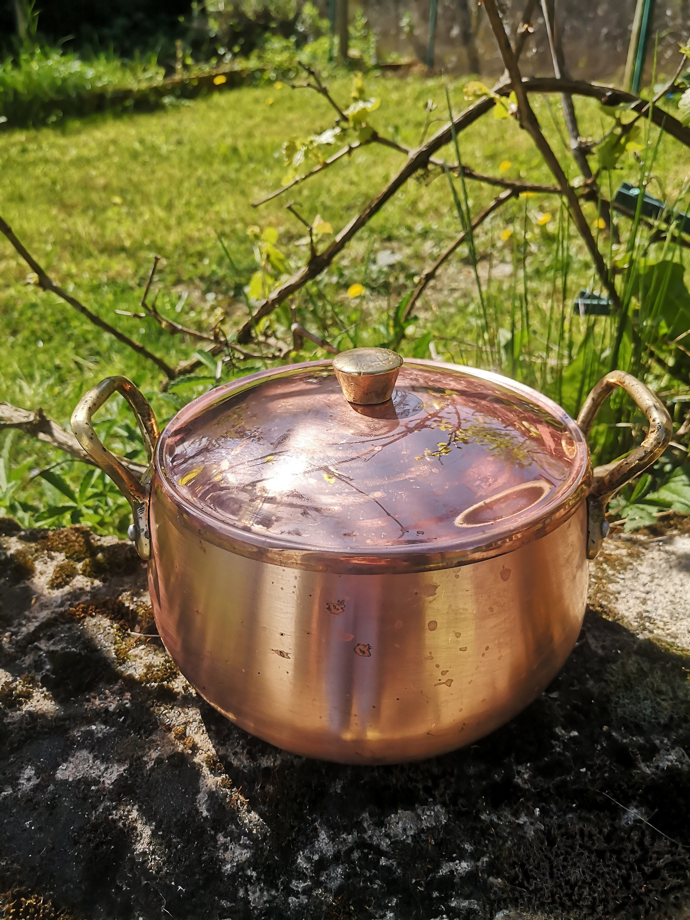 Casserole En Cuivre Vintage