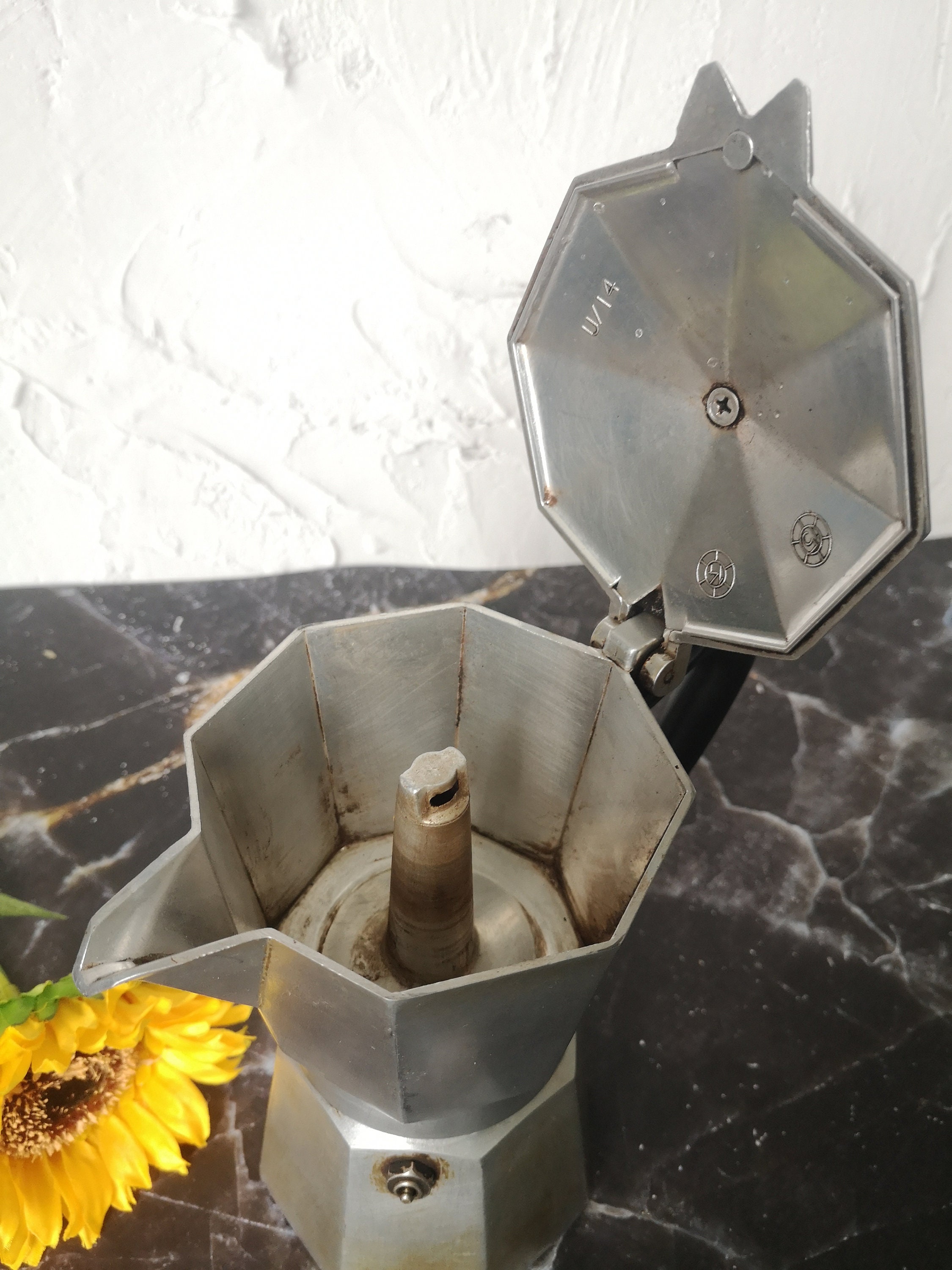 Vintage Italian Coffee Maker Bialetti Metal Coffee Maker Etsy