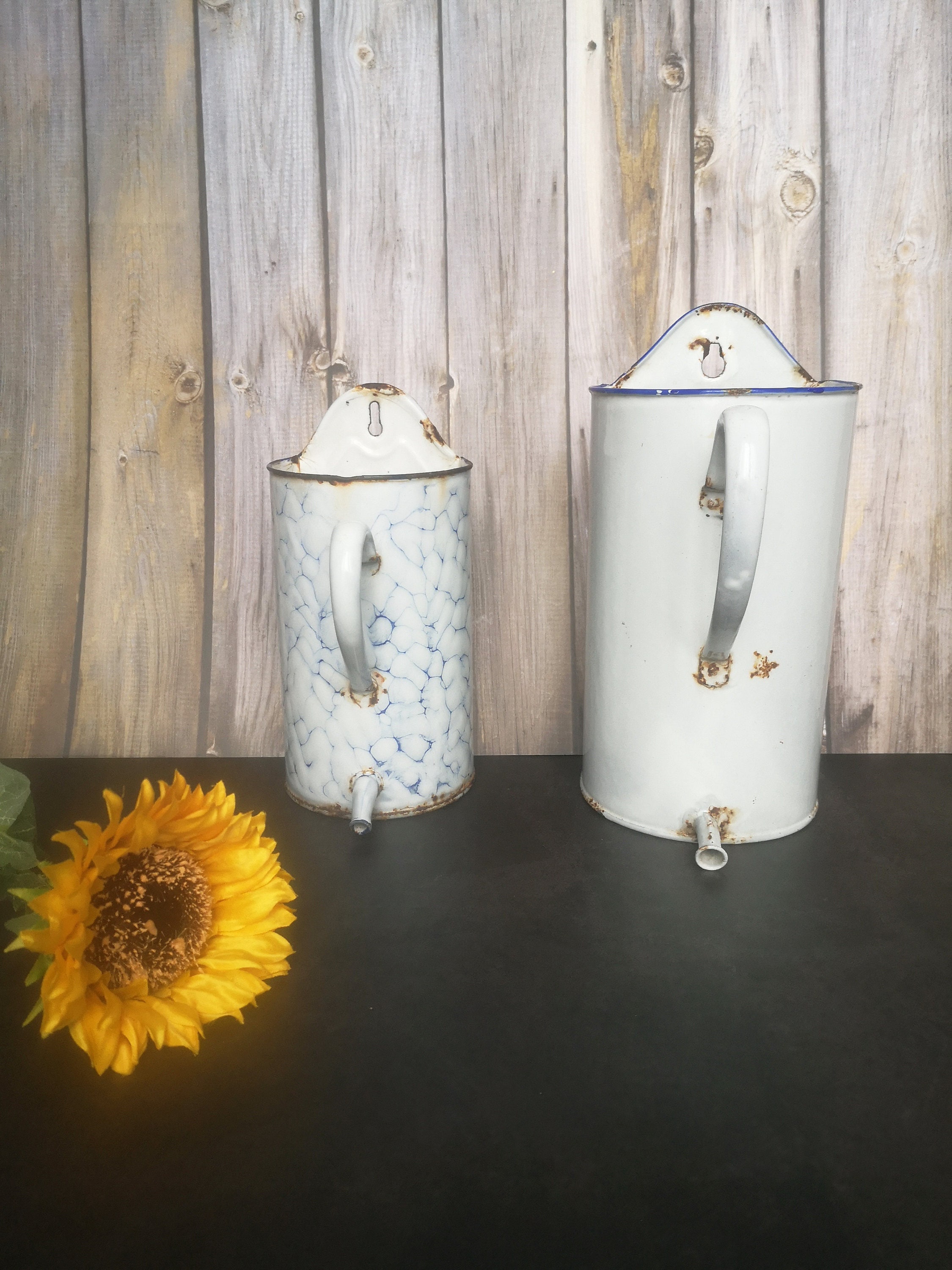 Chic Antique Colmar VASE - Vaso da fiori in crema, con brocca impermeabile, interno smaltato, diverse dimensioni e forme (vaso 65613-19 x 7 x 8 cm