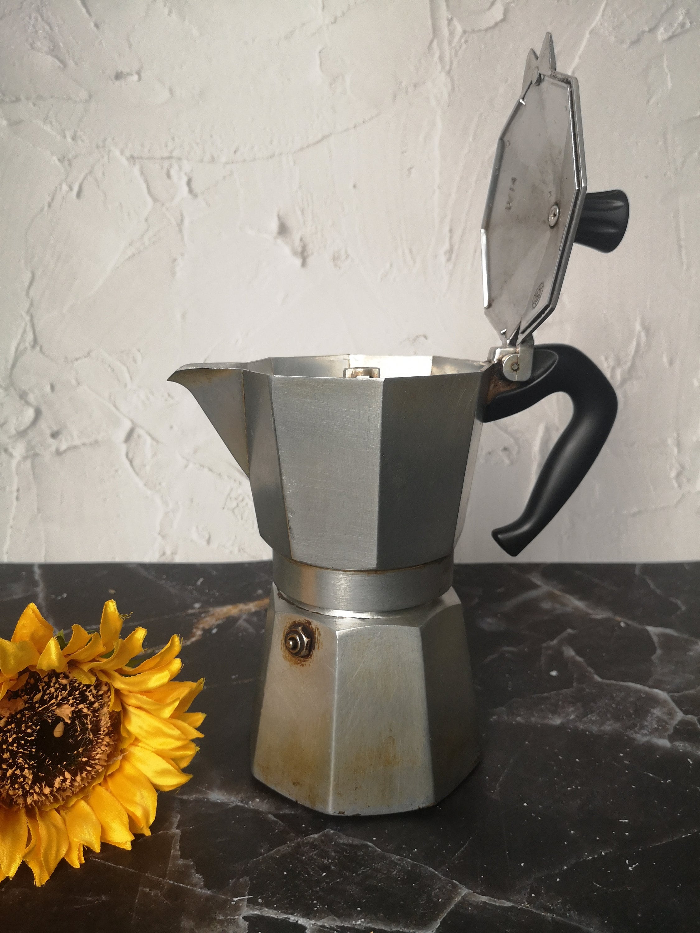 Vintage Italian Coffee Maker Bialetti Metal Coffee Maker Etsy