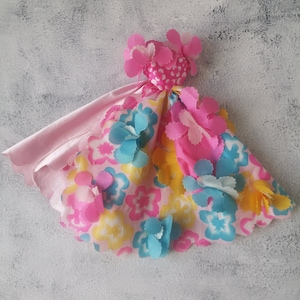 Vintage Barbie dress Blossom beauty 1996, collectible Mattel, collector gift, very good condition
